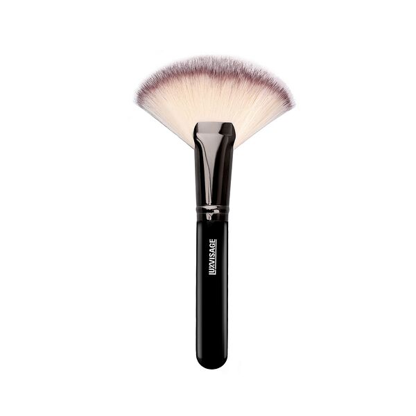 Кисть косметическая LUXVISAGE № 19 для пудровых текстур веер MAXI