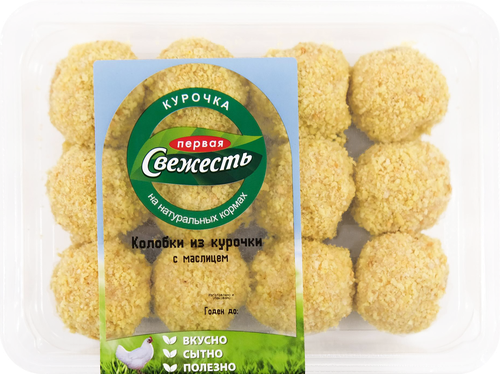 

Колобки из курочки Первая Свежесть с маслом 400 г