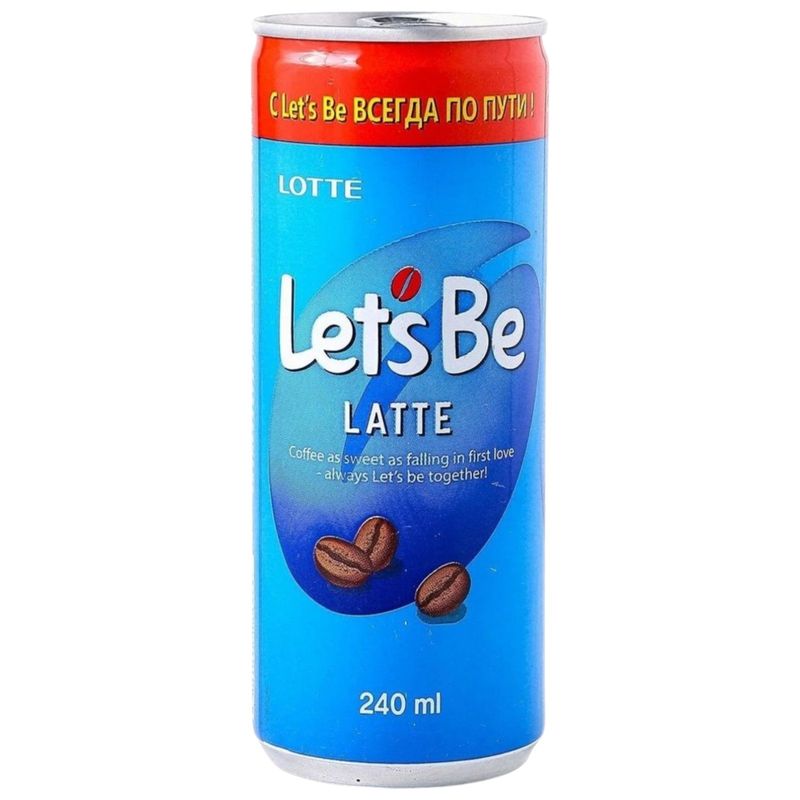 

Напиток кофейный Lotte Let's Be Latte 240 мл