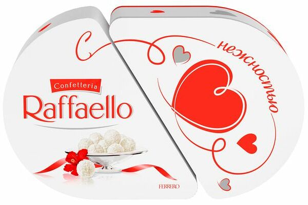 Конфеты Raffaello с цельным миндальным орехом в кокосовой обсыпке 300г