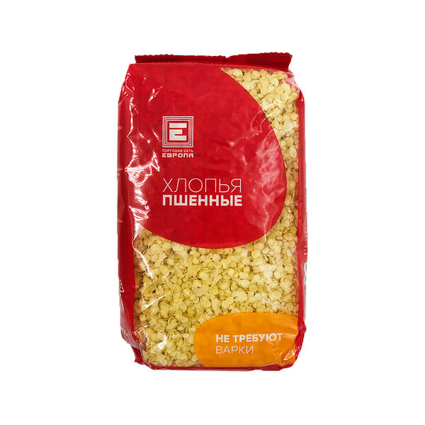 Хлопья Европа пшенные 400г