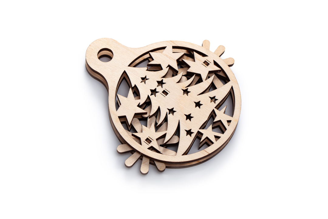 

Деревянный конструктор Drovo Елочная игрушка