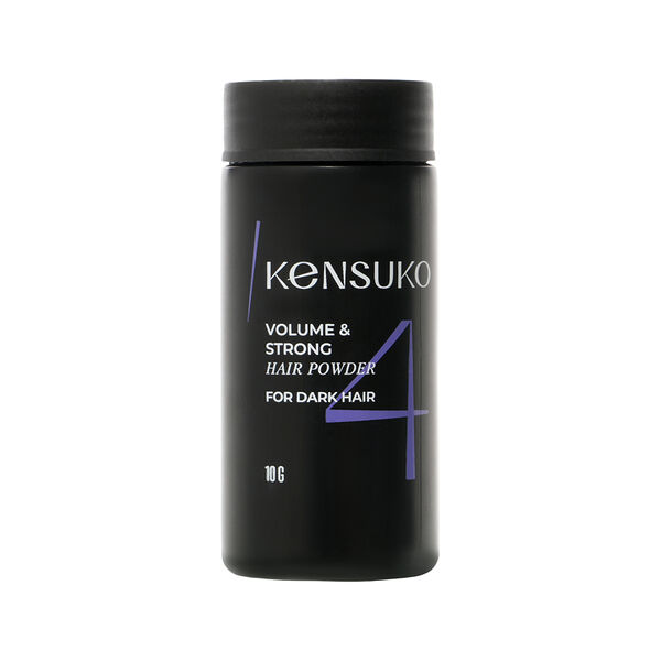 Пудра для объема волос `KENSUKO` сильная фиксация (для темных волос) 10 г