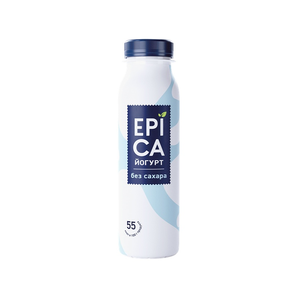 Йогурт питьевой Epica натуральный 2.9% без сахара 260 г