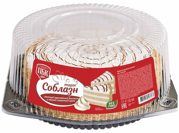 Торт Первая бисквитная компания Соблазн 570 г