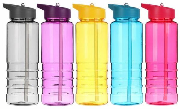 Спортивная бутылка SilaPro 650 мл, 22х7 см, 1 шт, цвет в ассортименте
