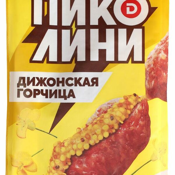 Колбаски Дымов Пиколини сырокопченые Дижонская горчица, 50 г