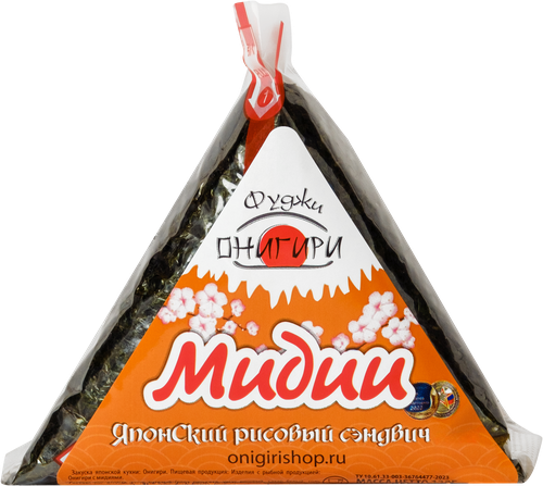 

Онигири Фуджи с Мидией 120 г