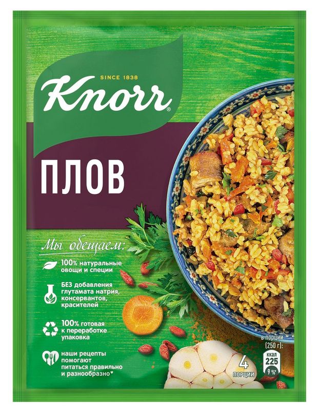

Приправа Knorr На второе Плов 27 г