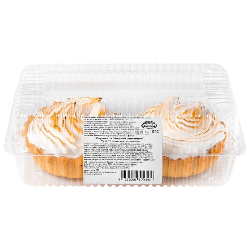 

Пирожное Золотой колос Фламбе лимонное 170 г