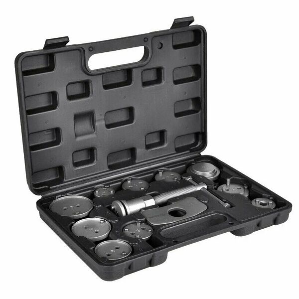 Набор для сведения тормозных поршней AVS DBC-04, 12 элементов, в кейсе