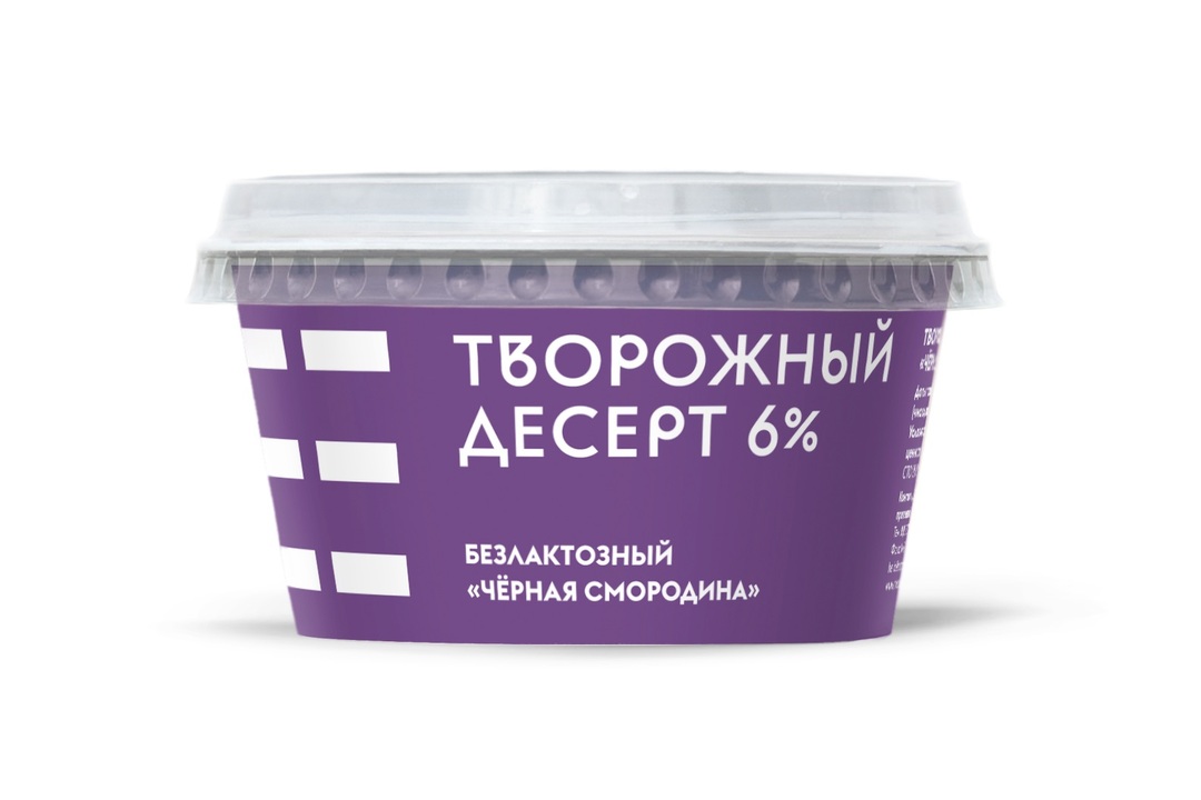 

Десерт творожный Братья Чебурашкины безлактозный черная смородина 6% 140 г