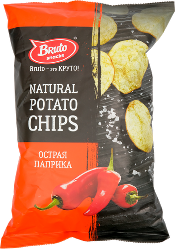 

Чипсы картофельные Bruto Острая паприка 130 г