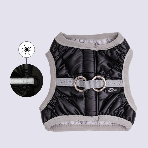 Шлейка-жилетка Rungo Comfort XL обхват груди 40-45 см черный