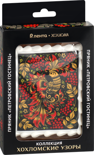 

Пряник Лента Русские узоры Хохлома 100 г