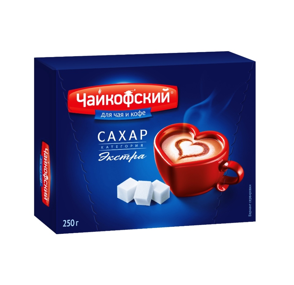 

Сахар-рафинад Чайкофский белый кусковой 250 г