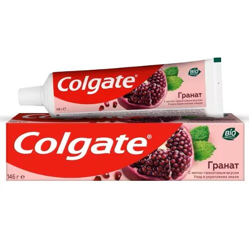 Зубная паста Colgate укрепляющая с мятно-гранатовым вкусом 100 мл