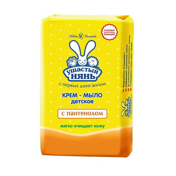 Крем-мыло ушастый нянь 90 г с пантенолом