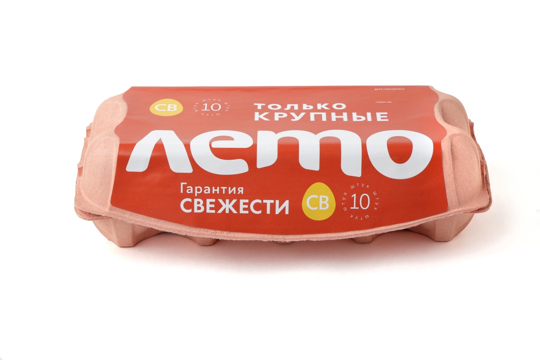 

Яйца куриные Лето высшей категории 10 шт
