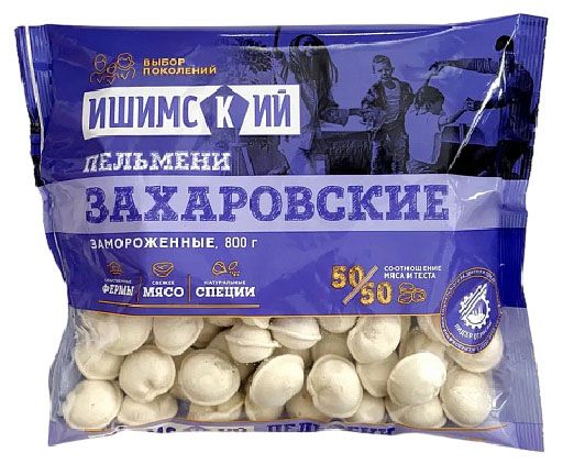 

Пельмени Ишимский мясокомбинат Захаровские 800 г