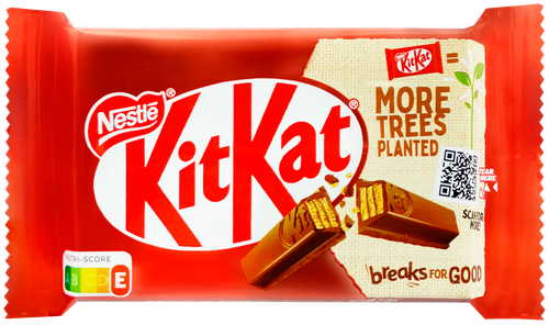 

Шоколад KitKat молочный с вафлей 41.5 г дизайн упаковки в ассортименте