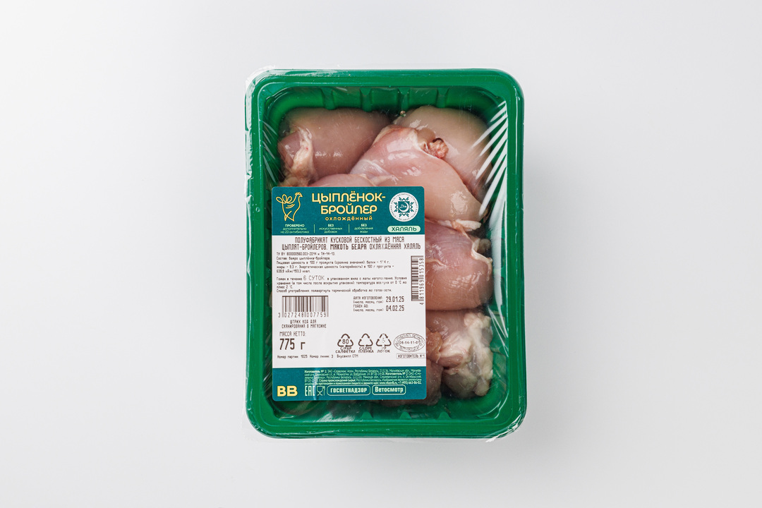 

Филе бедра куриное ВкусВилл бескостное Халяль вес