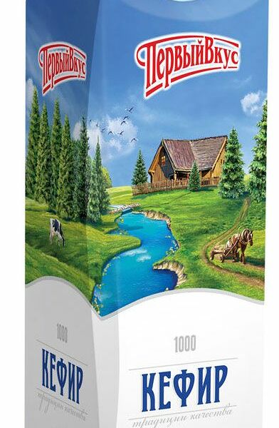 Кефир Первый вкус 3.2%, 1 л