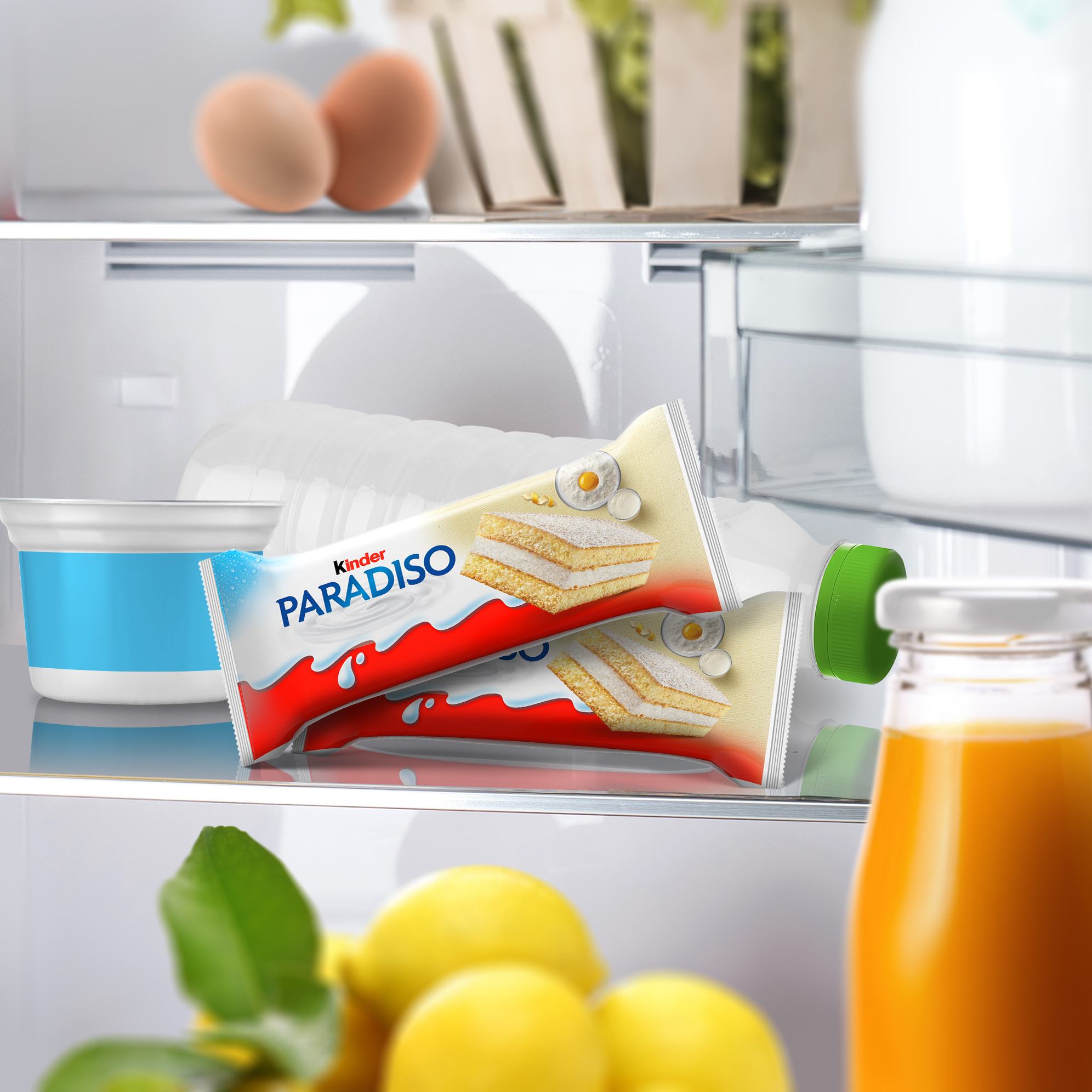 

Пироженое бисквитное Kinder Paradiso с молочной начинкой и лимонной ноткой 29 г