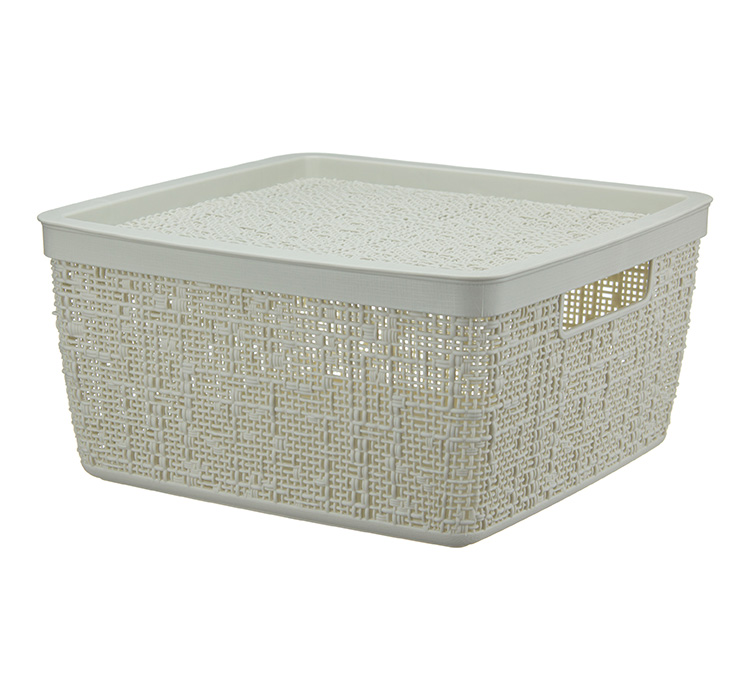 

Коробка Idea Бязь с крышкой 28х28х14 cм, цвет в ассортименте