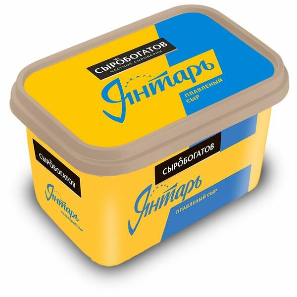 Сыр плавленый Сыробогатов Янтарь 45%