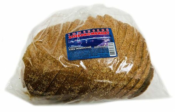 Хлеб ржано-пшеничный Тюменский хлебокомбинат Тюменский в нарезке