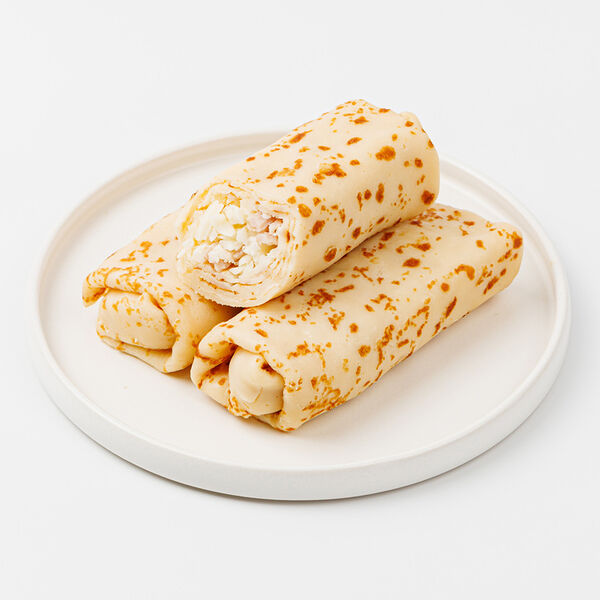 Блины ВкусВилл с ветчиной (из свинины) и с сыром 210 г