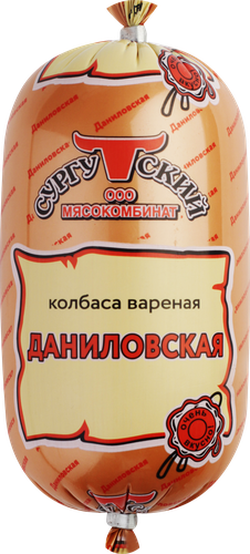 

Колбаса Сургутский мясокомбинат Даниловская вареная категории Д вес