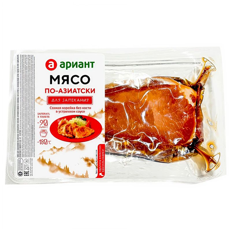 

Свинина Ариант По-азиатски корейка без кости в устричном соусе вес