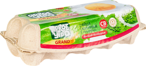 

Яйца куриные Яркое утро Grand СВ 10 шт 800 г