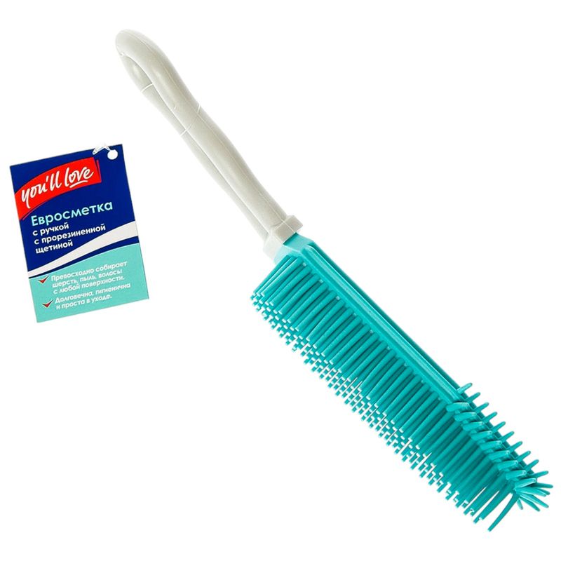 

Щетка You'll Love Евросметка с ручкой и прорезиненной щетиной 1 шт