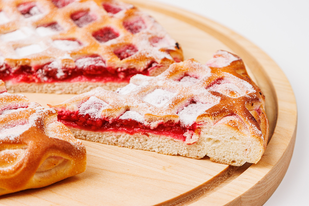 

Пирог сдобный ВкусВилл с малиной, замороженный 420 г