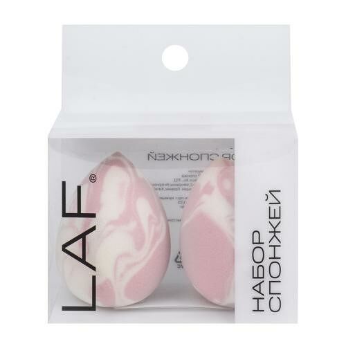 Набор спонжей LAF в коробке Мрамор 2шт