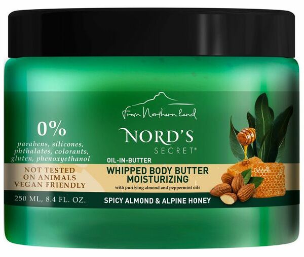 Масло для тела взбитое Nord`s Secret Пряный миндаль и альпийский мед