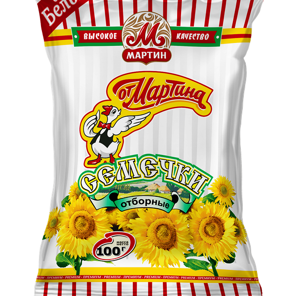 Семечки От Мартина соленые белые 100 г