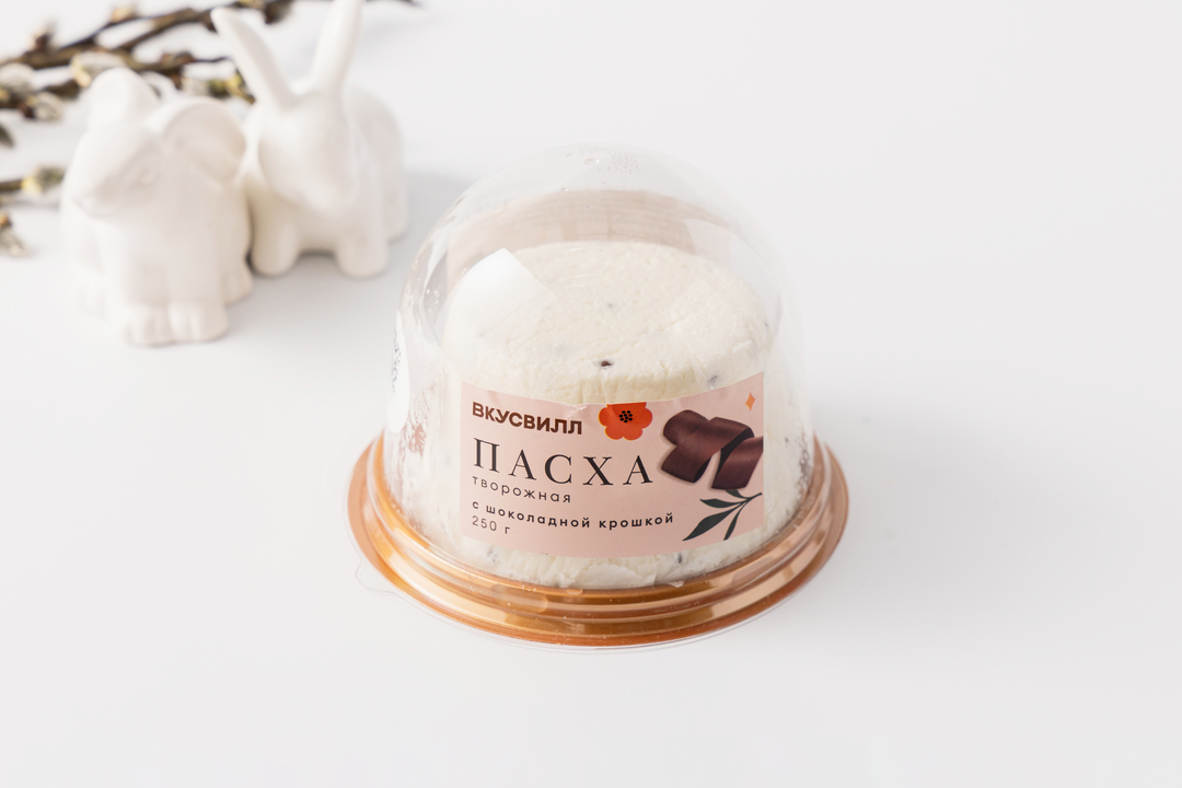 

Пасха творожная ВкусВилл с шоколадной крошкой 250 г
