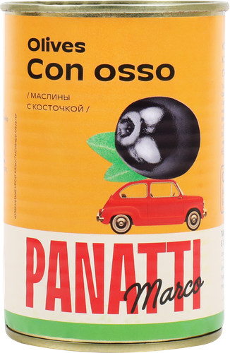 

Маслины Marco Panatti с косточкой 314 мл
