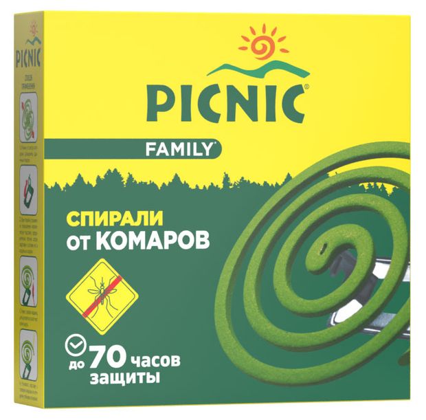 

Спирали от комаров Picnic Family, 10 шт