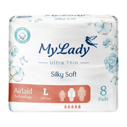 Прокладки My Lady Ultra Thin Silky Soft Large, 8 шт.