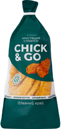 

Стрипсы куриные Chick Go Славный край Классика Халяль 1 кг