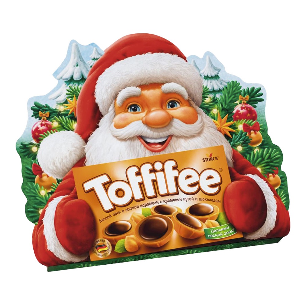 

Конфеты TOFFIFEE Санта с лесным орехом, 125г