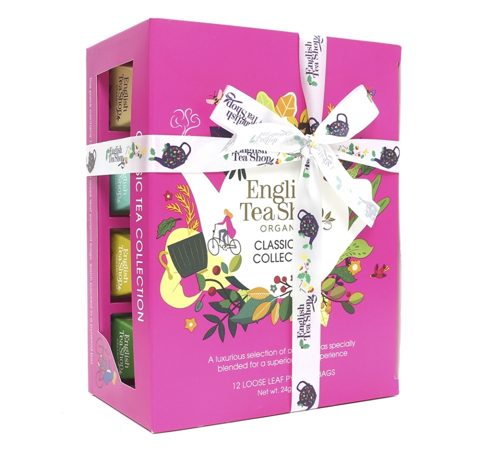 

Подарочный набор чая Collection Prism, English Tea Shop, 12 пирамидок, Шри-Ланка, 240 г