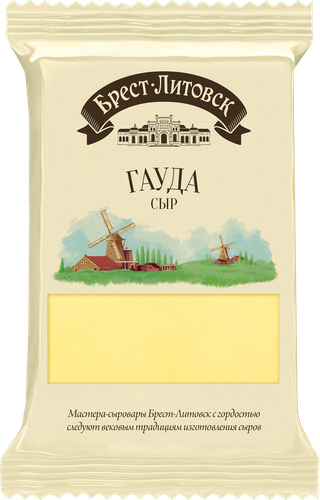 

Сыр Гауда Брест-Литовск 48% 200 г