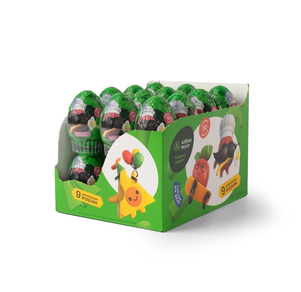 

Шоколадное яйцо Азбука вкуса с сюрпризом весенняя коллекция 20 г