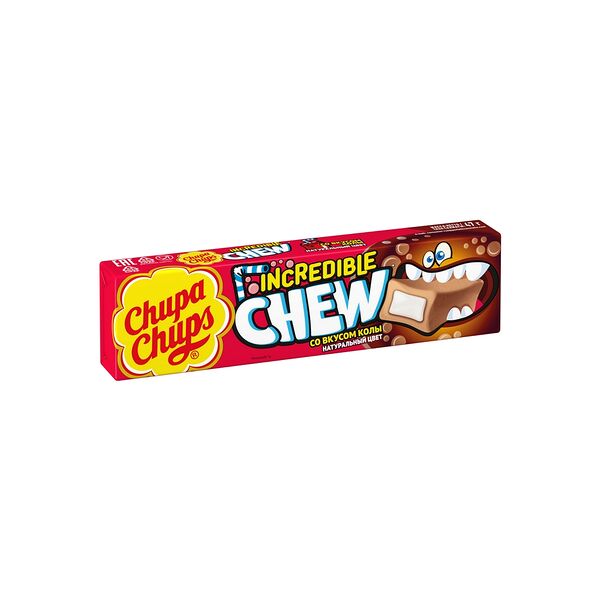 Конфеты жев Chupa chups Incredible Chews со вк колы 47г